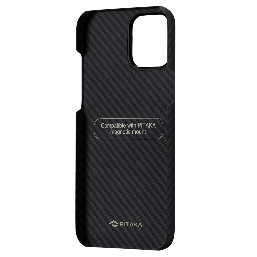 Pitaka iPhone 12 Pro MagEZ Case - Karbon