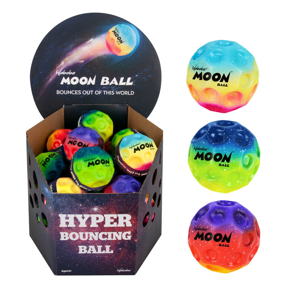 Waboba Gradient Moon Ball - Hyper Bouncing Balls - Assorted Colors