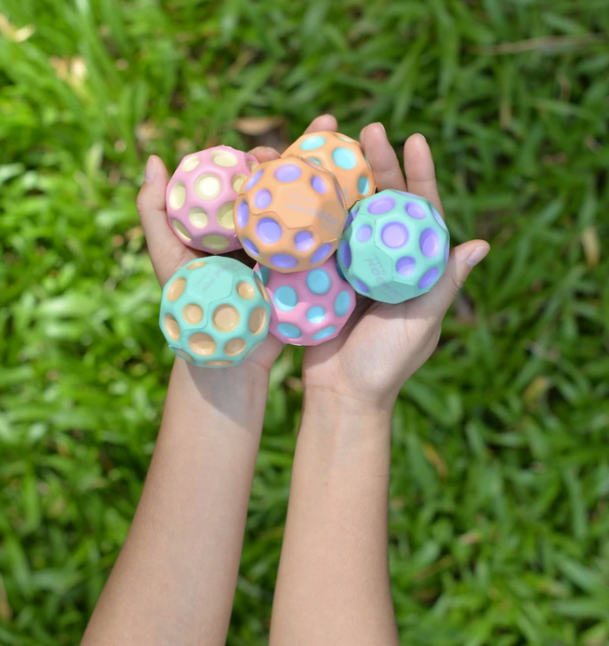 Waboba Mini Moon Ball Wrap - Hyper Bouncing Balls - Assorted Colors