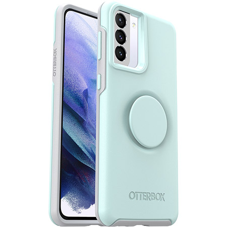 Otterbox Otter+Pop Symmetry Case for Samsung Galaxy S21 Plus 5G - Tranquil Waters - Blue