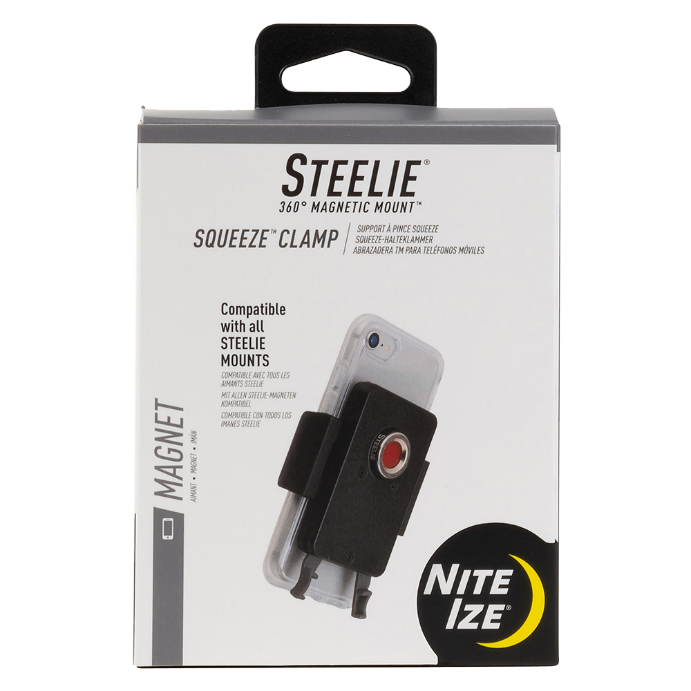 NiteIze - Steelie Squeeze Clamp Mount - Black