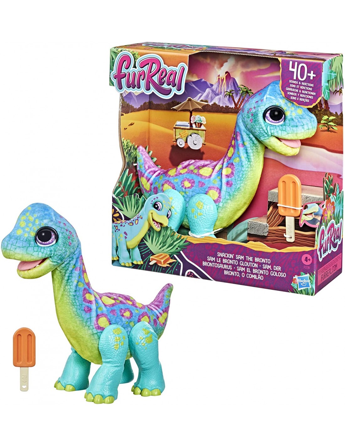 Hasbro Friends Furreal Snackin Sam The Bronto