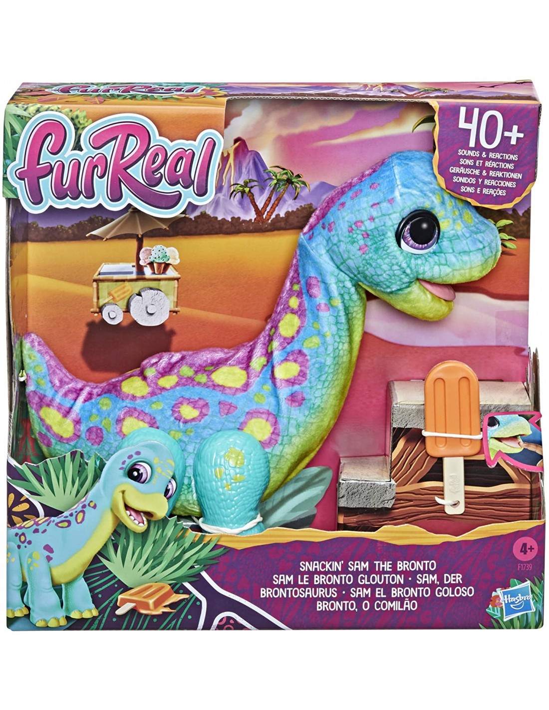 Hasbro Friends Furreal Snackin Sam The Bronto