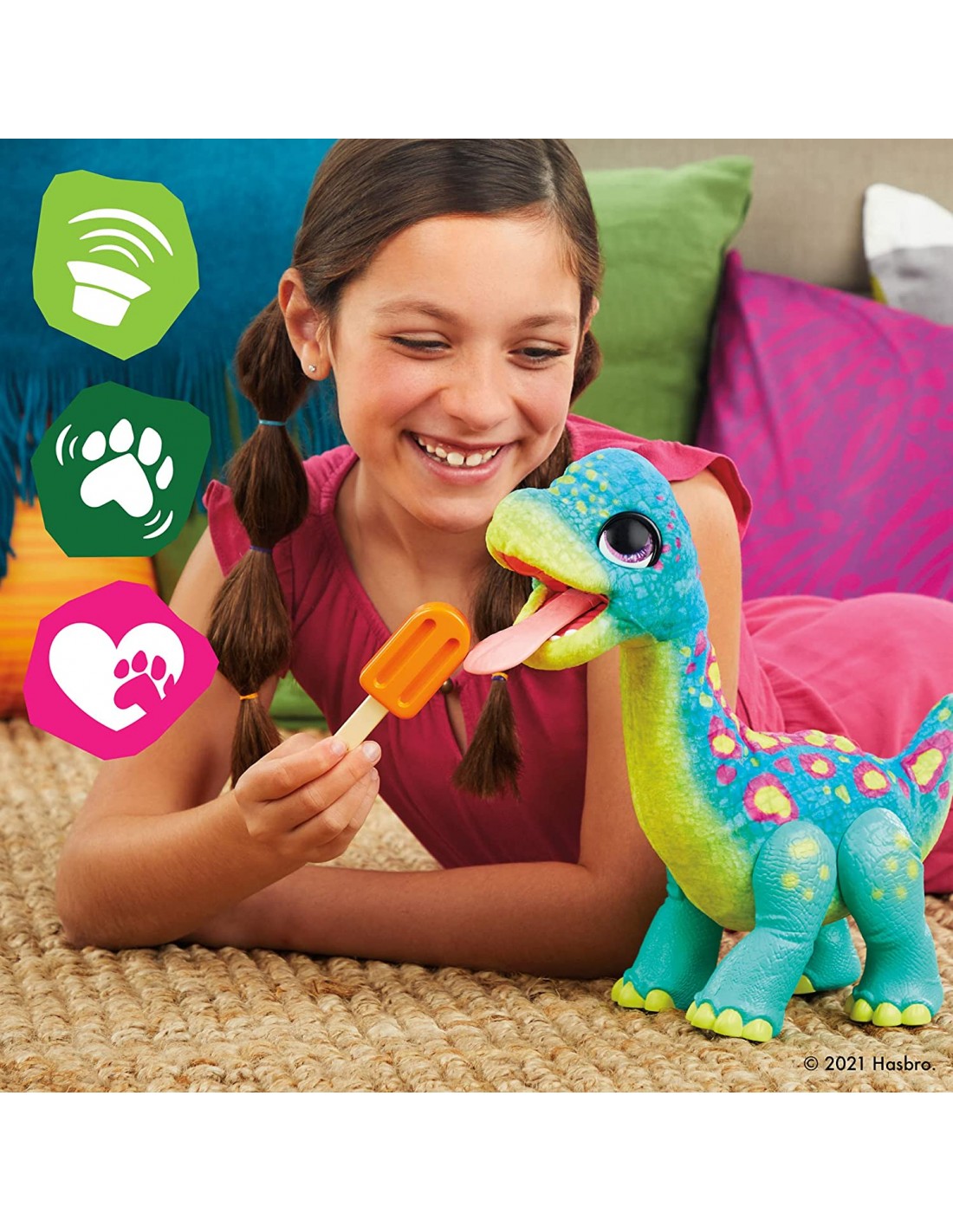 Hasbro Friends Furreal Snackin Sam The Bronto