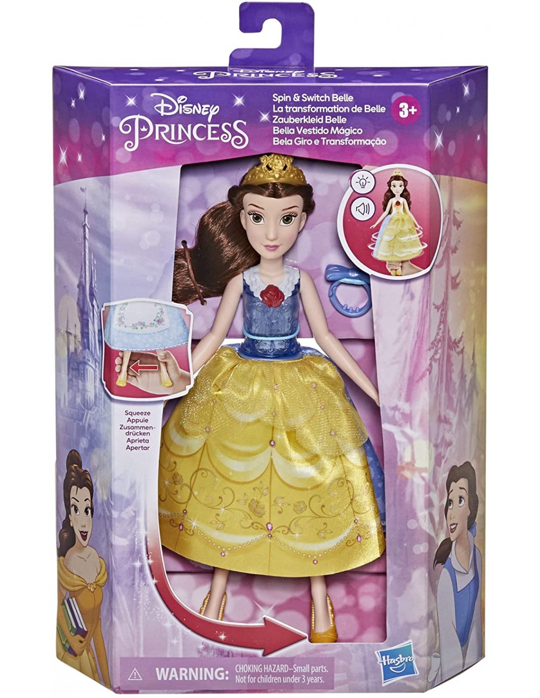 Hasbro Princess Dpr Fd Spin And Switch Belle