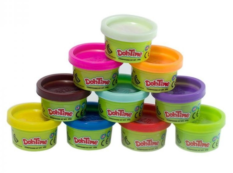 Toy Pro Doh Time Party Tube Pack 10 Pcs (1 Oz)