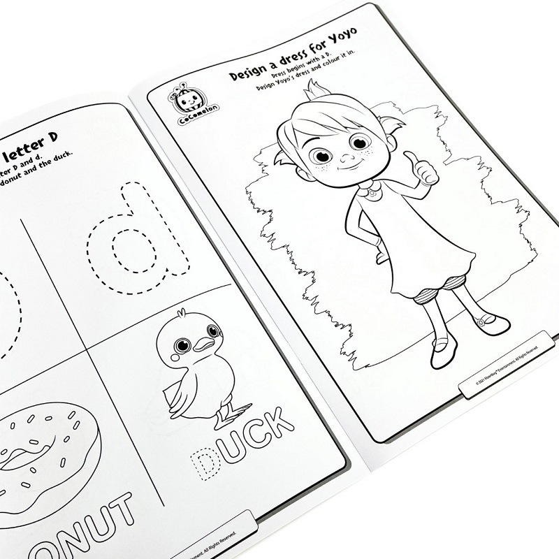Alligator Cocomelon Colouring Book - ABC