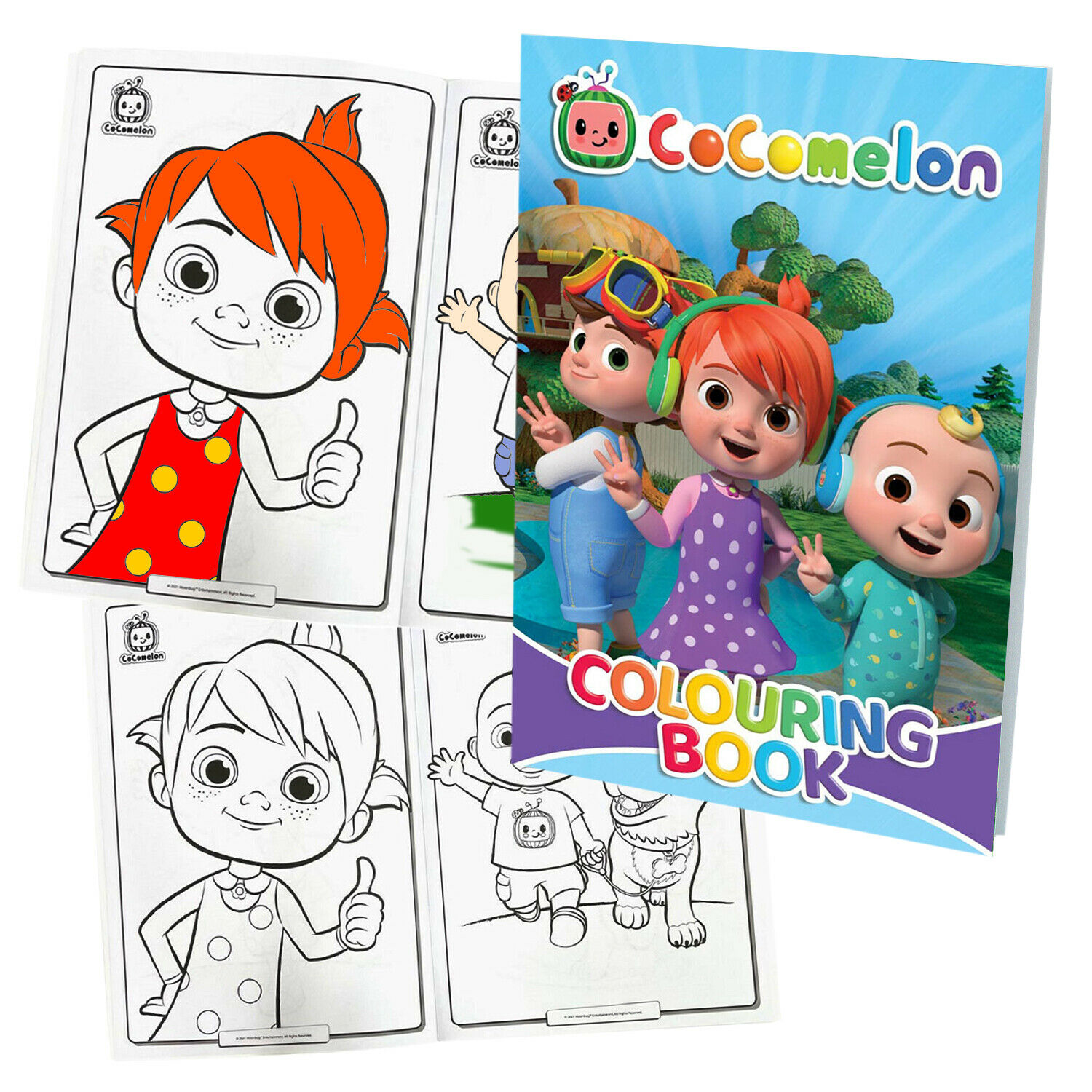 Alligator Cocomelon Colouring Book