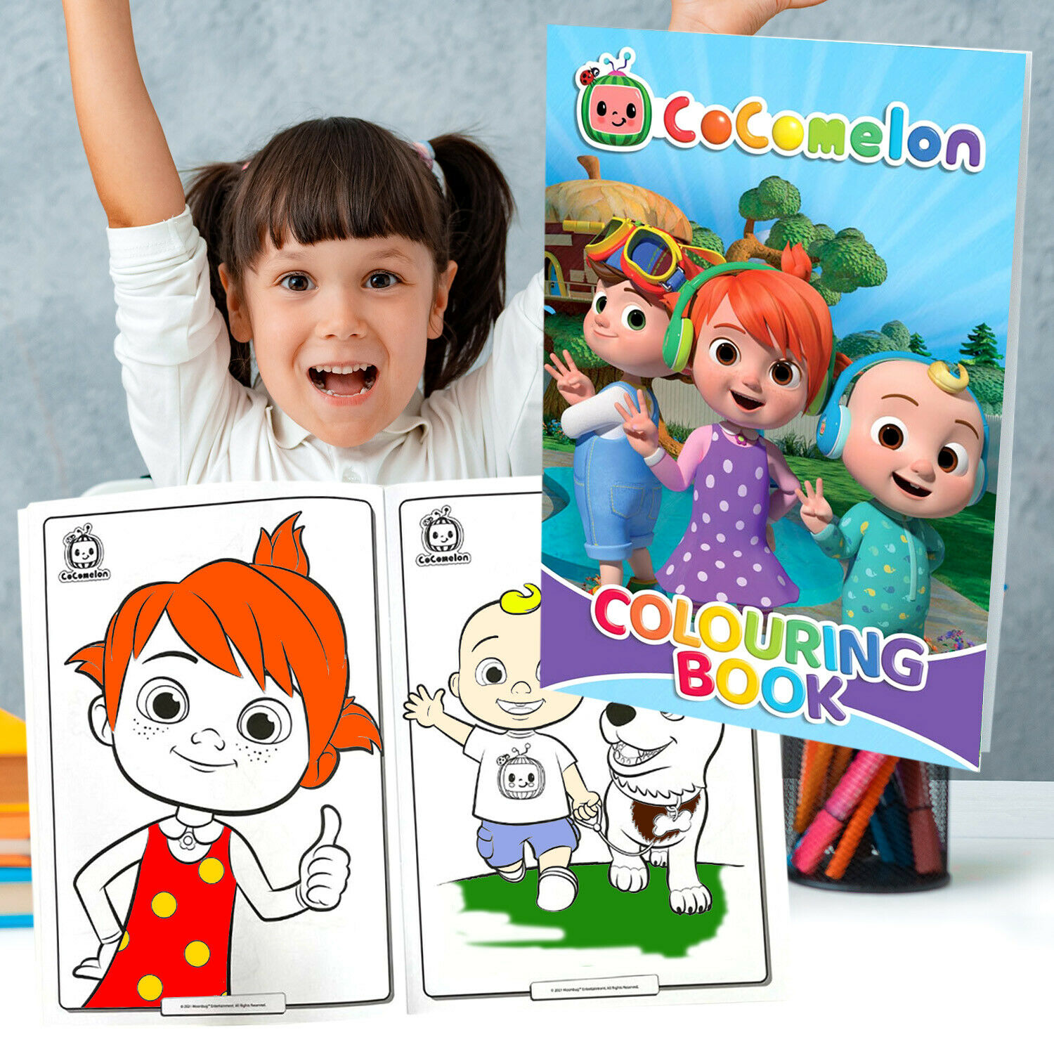 Alligator Cocomelon Colouring Book