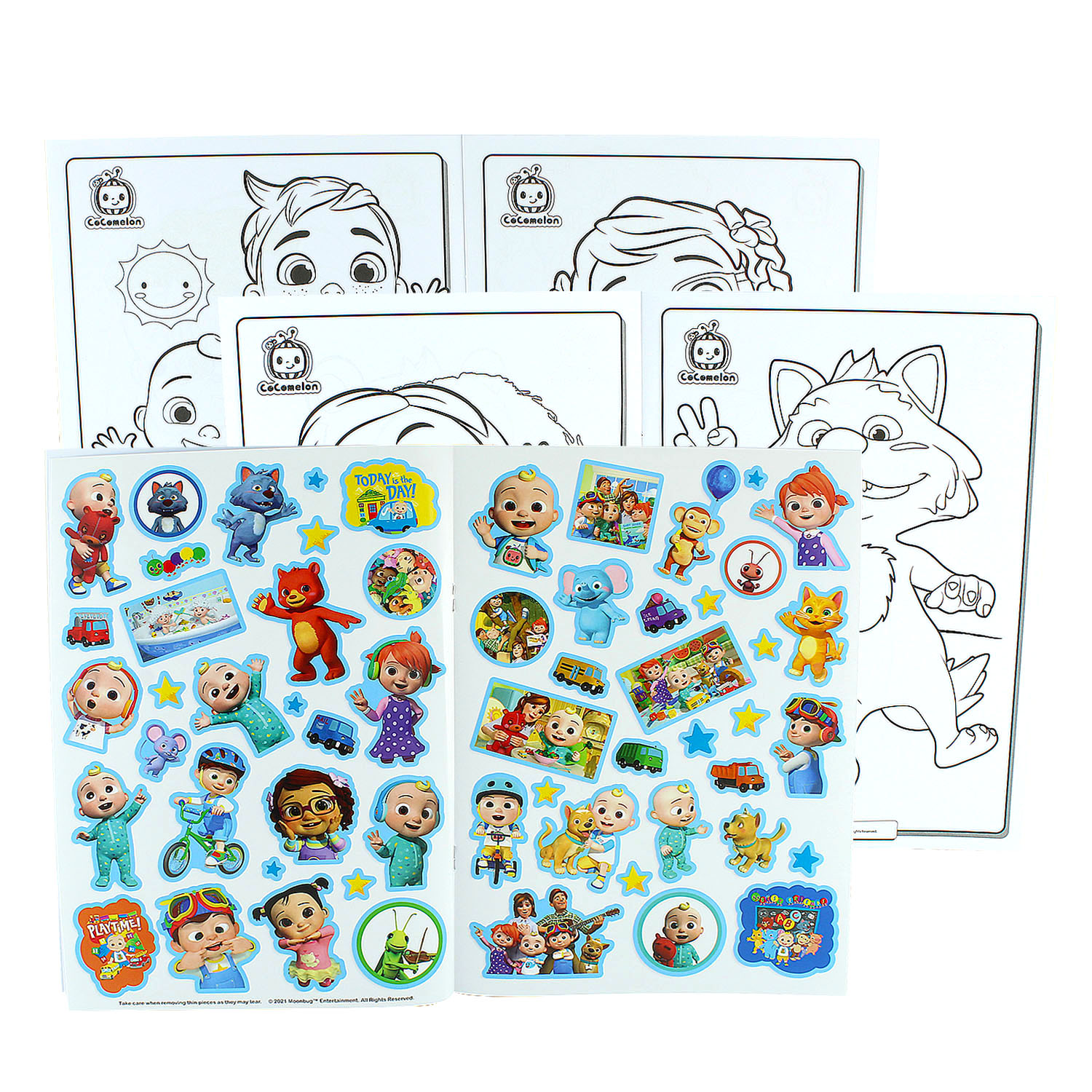 Alligator Cocomelon Sticker Book