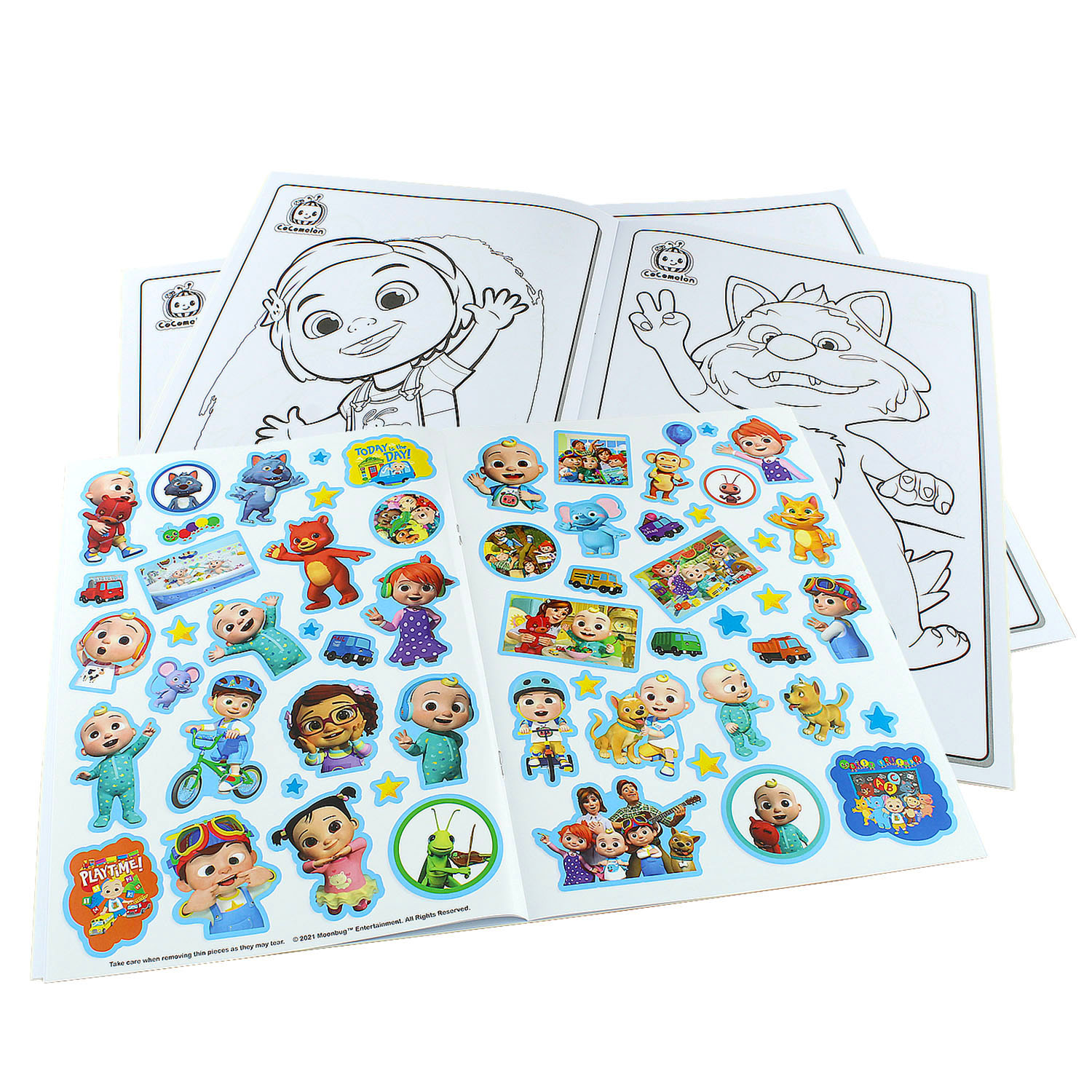 Alligator Cocomelon Sticker Book