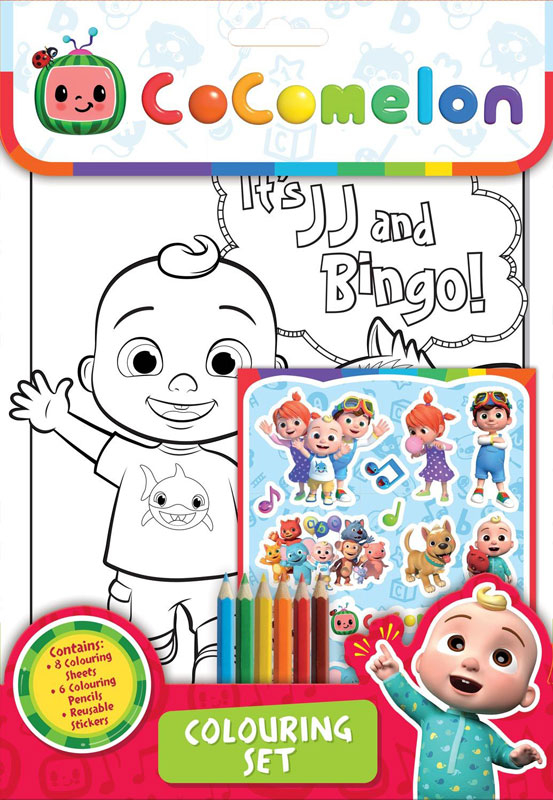 Alligator Cocomelon Colouring Set