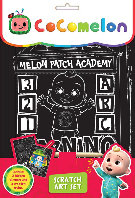 Alligator Cocomelon Scratch Art Set