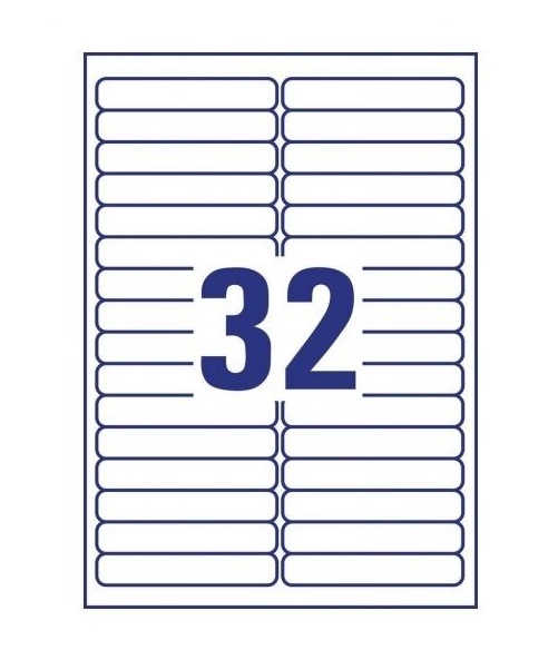 Avery Multipurpose Removable Labels in A4 Sheet, W 96mm X H 16.9mm, 800+160 Extra Labels Per 30 Page- White