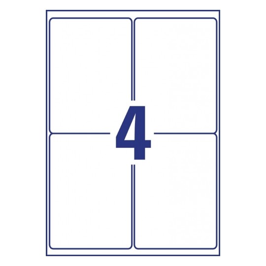 Avery Weatherproof Film Labels, 80 Labels Per 20 Pages - L4774REV-20