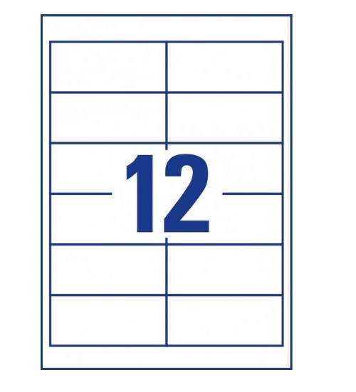 Avery Multipurpose Labels in A4 Sheet With Ultragrip,97 X 42.3 Mm, 300 + 90 Extra Labels Per 30 Pages - White