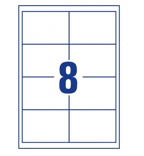 Avery Multipurpose Labels in A4 Sheet With Ultragrip,97 X 67.7 Mm,  200 + 40 Extra Labels Per 30 Pages - White