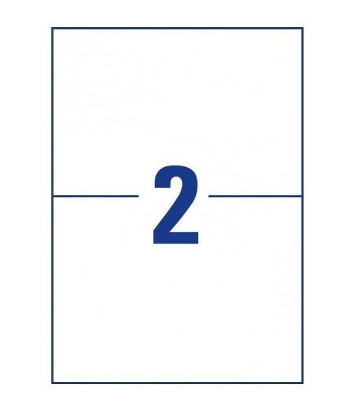 Avery Multipurpose Labels in A4 Sheet With Ultragrip, W 210mm X H 148mm, 50 + 10 Extra Labels Per 30 Pages - White