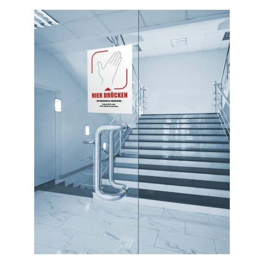 Avery Printable Film Labels with Antimicrobial in A4 Format, 10 Labels - 10 Pages - White - L8001-10