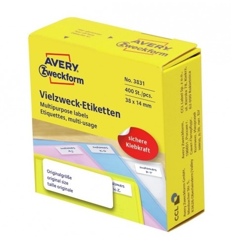 Avery Multipurpose Labels in A4 Sheet, 400 Labels Per Roll