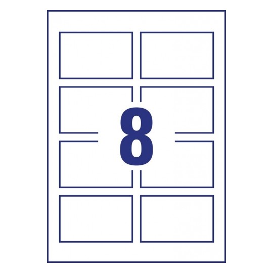 Avery Business Cards, Matt White 200 Labels - 25 Pages - C32015-25