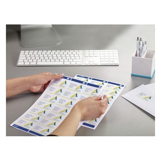 Avery Address Labels in A4 Sheet,63.5 X 38.1 (W X H Mm),  840 Labels - 40 Pages - White