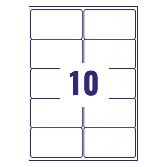 Avery Address Labels for C4/C5 Envelopes, 99.1 X 57 (W X H Mm), 1000 Labels/ Pack -  White