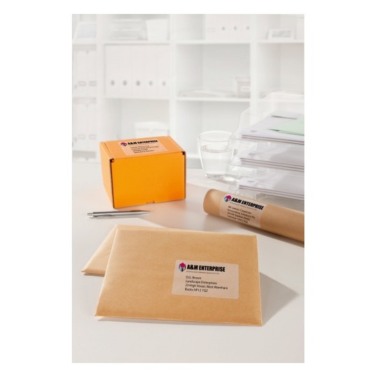 Avery Mailing Labels In A4 Sheet,210 x 297 (W x H mm), 25 Labels - 25 Pages