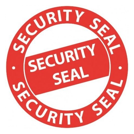 Avery Security Seals With Dispenser, Ø 38 mm, 125 Labels Per Pack - Red