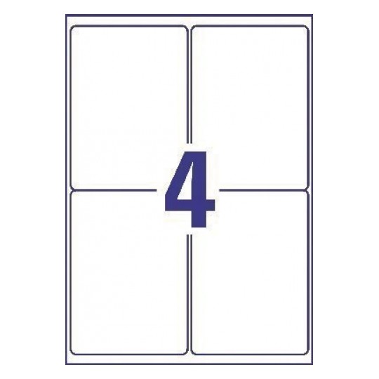 Avery Waterproof Shipping Labels for Parcels and Packages, 99.1 X 139 (W X H Mm), 100 Labels/ Pack - White