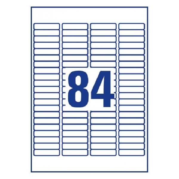 Avery Suspension Filing Labels, Removable, 46 x 11.1 mm, 2100 Labels/ Pack - White