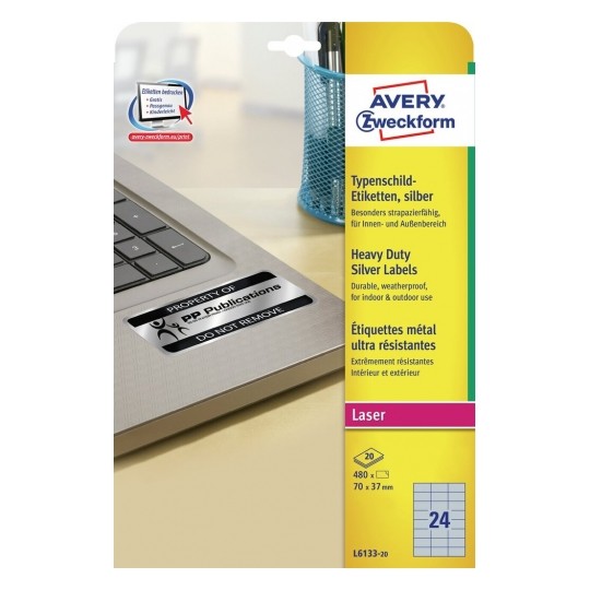 Avery Heavy-duty Labels, 480 Labels - 8 Pages
