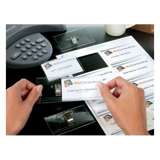 Avery Name Tags,54 X 90 Mm, 50 Labels - 5 Pages
