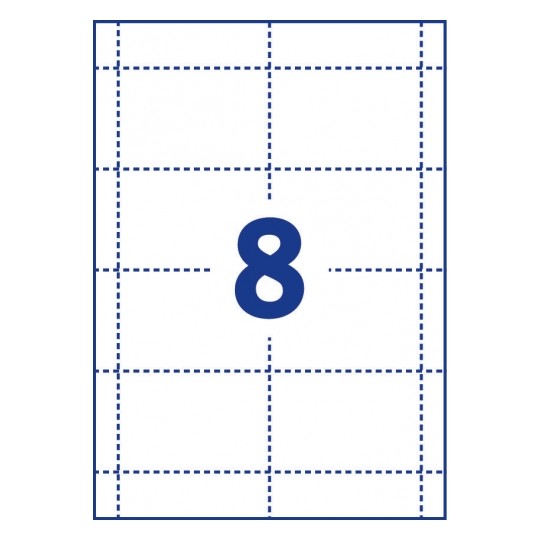 Avery Name Tags,60 X 90 Mm, 32 Labels - 4 Pages