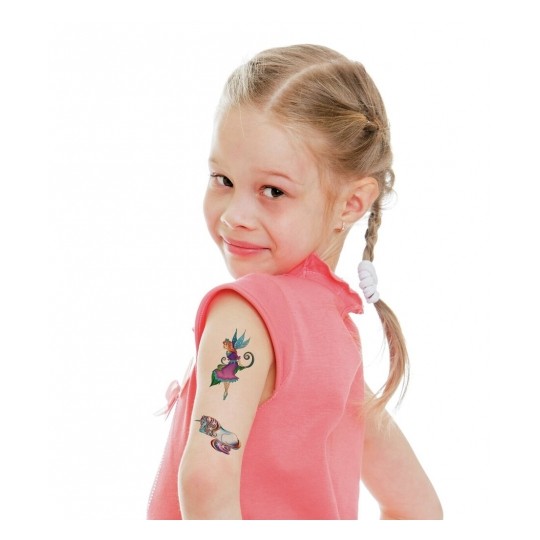 Avery Temporary Kids Tattoo, 11 Fairies/Unicorns Tattoos Per 1 Page