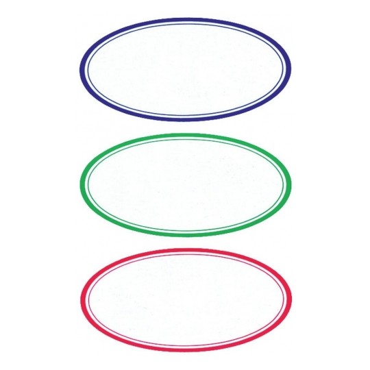 Avery Household Labels, Oval Frame,  9 Labels -  3 Pages