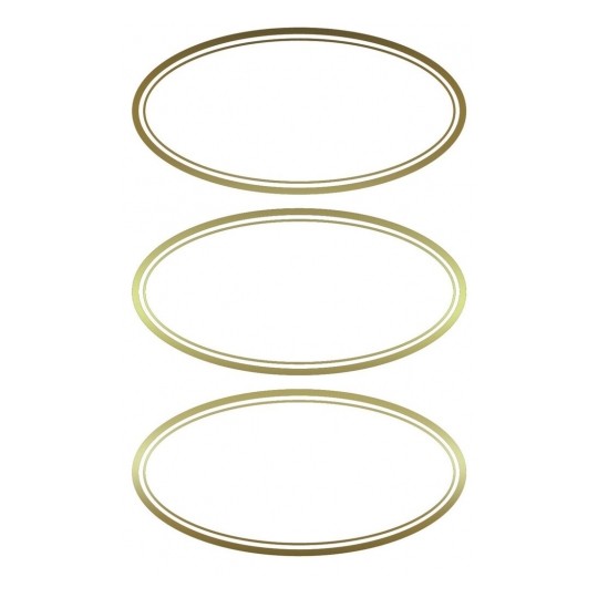 Avery Household Labels, Golden Frame, 6 Labels - 2 Pages