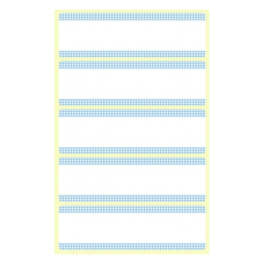 Avery Freezer Labels, 25 Labels - 5 Pages - Blue Frame