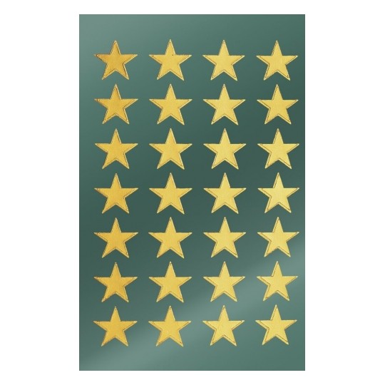 Avery Christmas Stickers, Stars, 56 Sticker - 2 Page