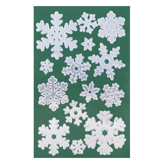 Avery Christmas Stickers, Snowflakes, 28 Sticker - 2 Page
