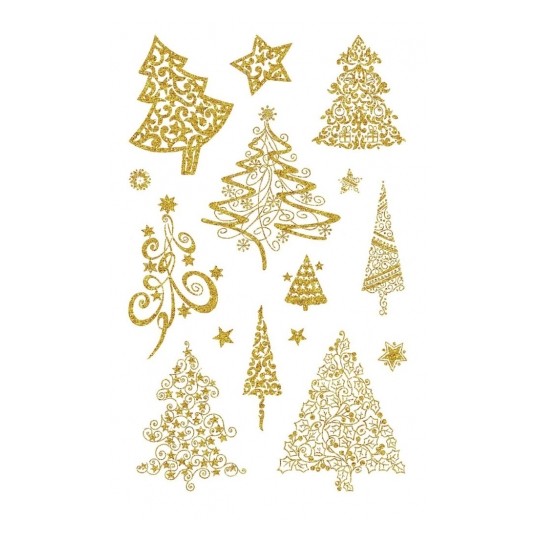Avery Christmas Tree Designs, 30 Sticker / 2 Page