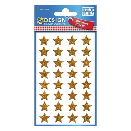 Avery Christmas stickers, 32 Sticker / 1 Page