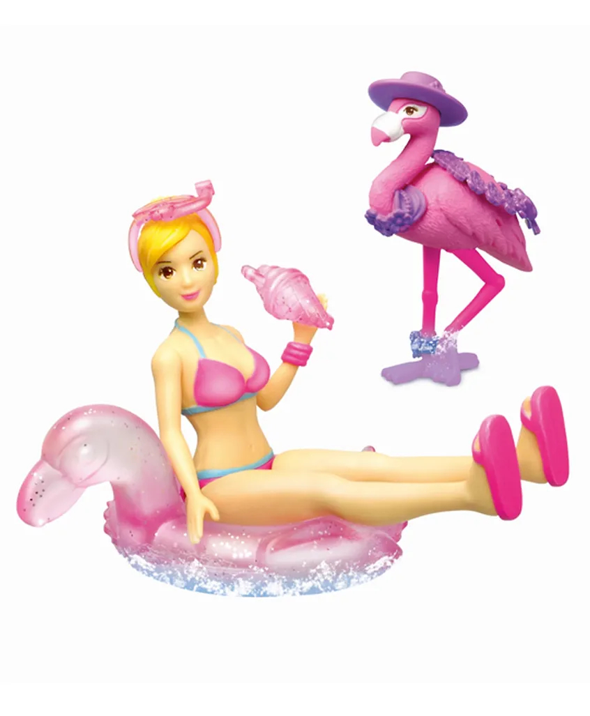 Dickie Girlmazing Flamingo Jeep Pink - 20 Pieces Playset