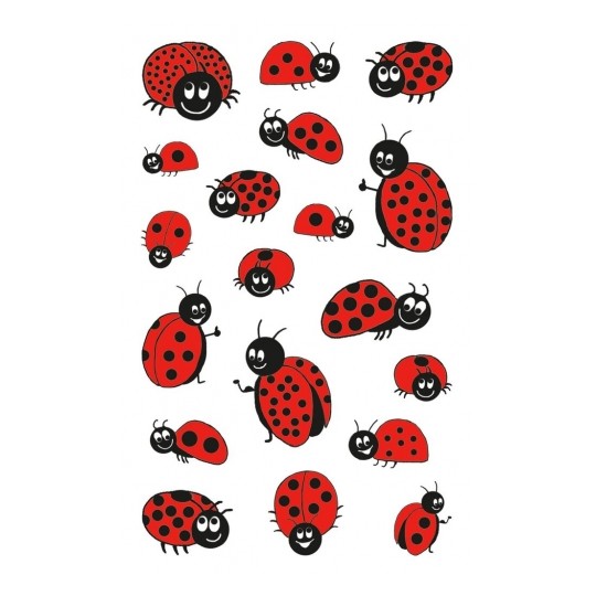Avery Motivation Stickers, Ladybug, 38 Sticker - 2 Page