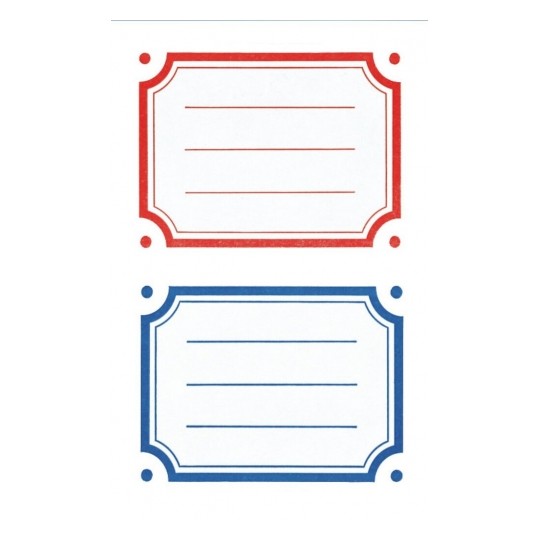 Avery Colored Book Labels, 6 Labels - 3 Pages