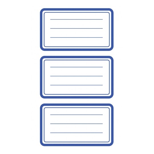 Avery Book Labels Frames, 9 Labels - 3 Pages