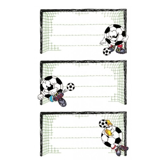 Avery Book Labels, Sccoer Ball, 9 Labels - 3 Pages