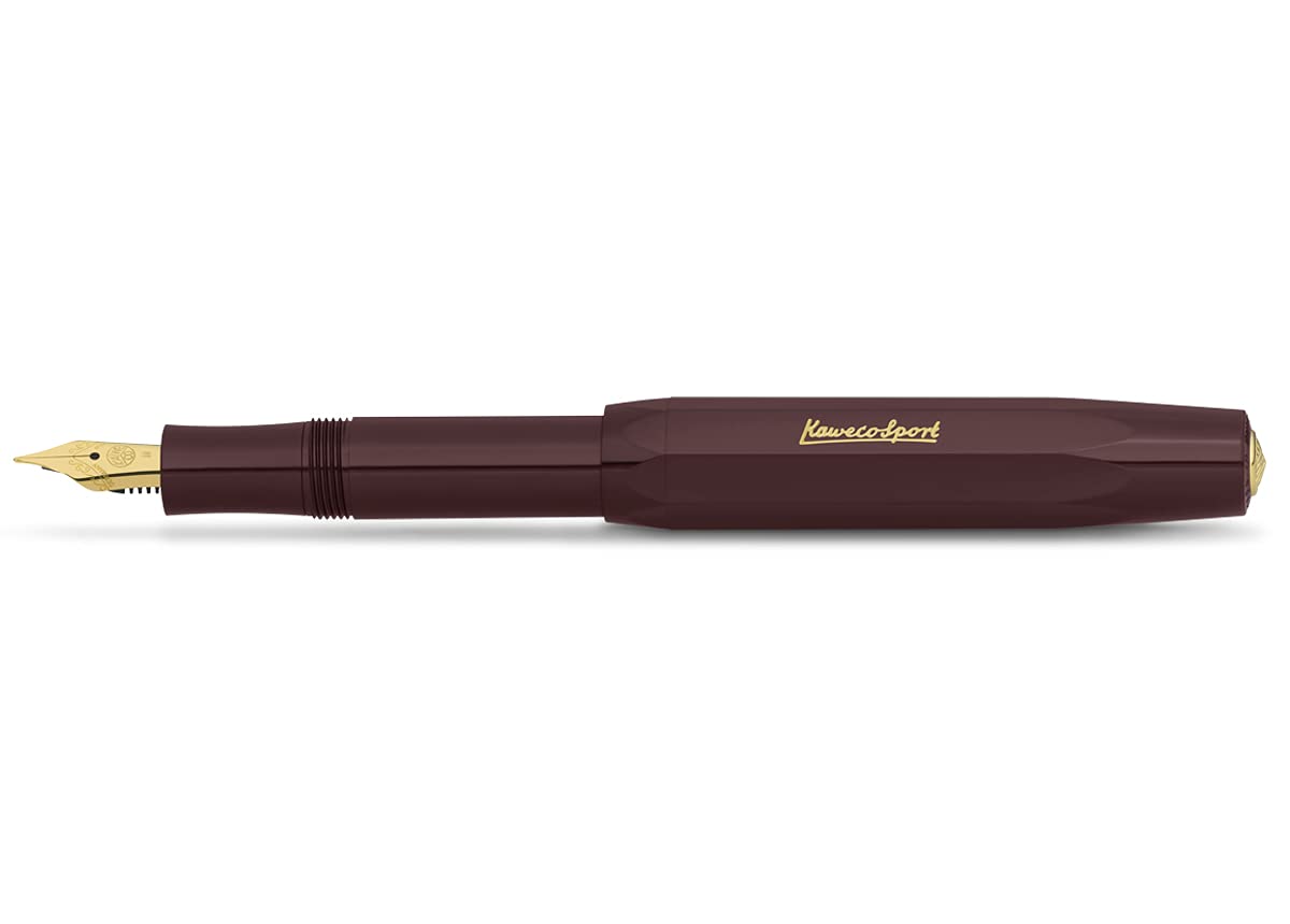 Kaweco Classic Sport Fountain Pen - Bordeaux - With Extra Fine Nib (0.5mm)