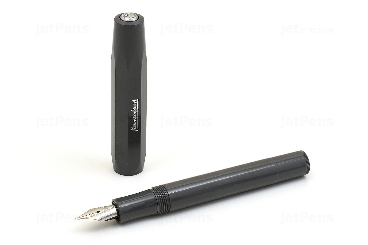 Kaweco Skyline Sport Fountain Pen, Grey, With Medium Nib (0.9 Mm)