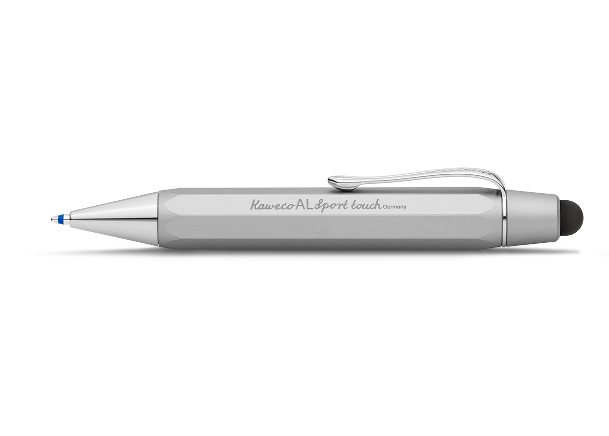 Kaweco AL Sport Touch Ballpoint Pen + Stylus - 1.0 mm - Silver Body